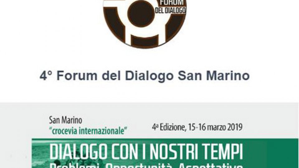 Forum del Dialogo San Marino, mercoledì la presentazione ufficiale