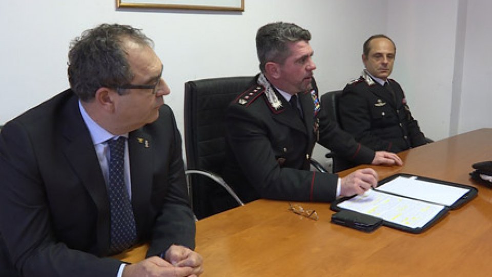 Carabinieri comando di RiminiBilancio Carabinieri comando di Rimini: reati in diminuzione ma sempre alto il numero di furti