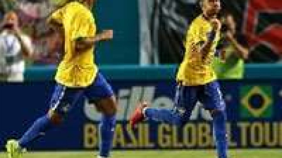 Calcio: amichevoli: Brasile-Colombia 1-0, decide Neymar