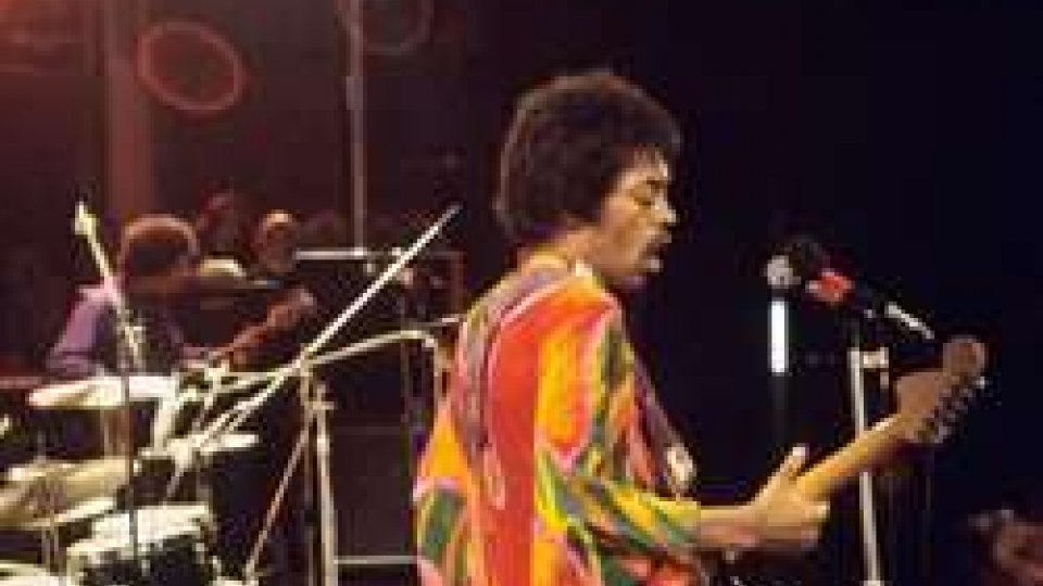 Jimi Hendrix all'Isle of Wight Festival