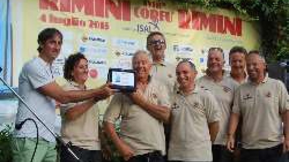 Premiazione e festeggiamenti per la Rimini-Corfù-Rimini