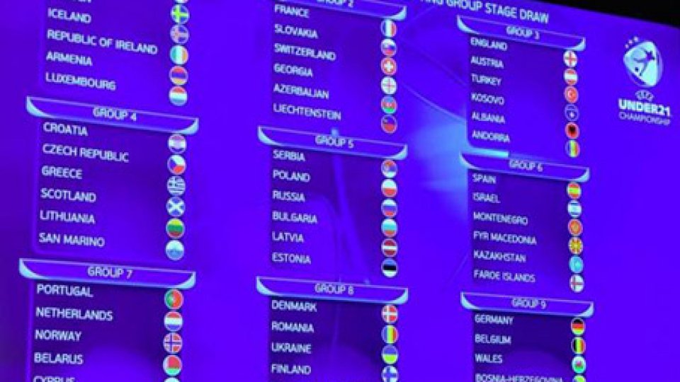 Europei U21: ancora la Croazia per San Marino