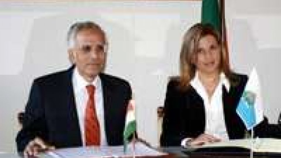 Raggiunto l'accordo per scambio di informazioni in materia fiscale tra  San Marino e India