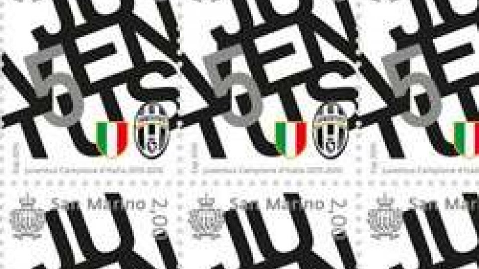 A San Marino il francobollo che celebra la Juventus campione d'Italia