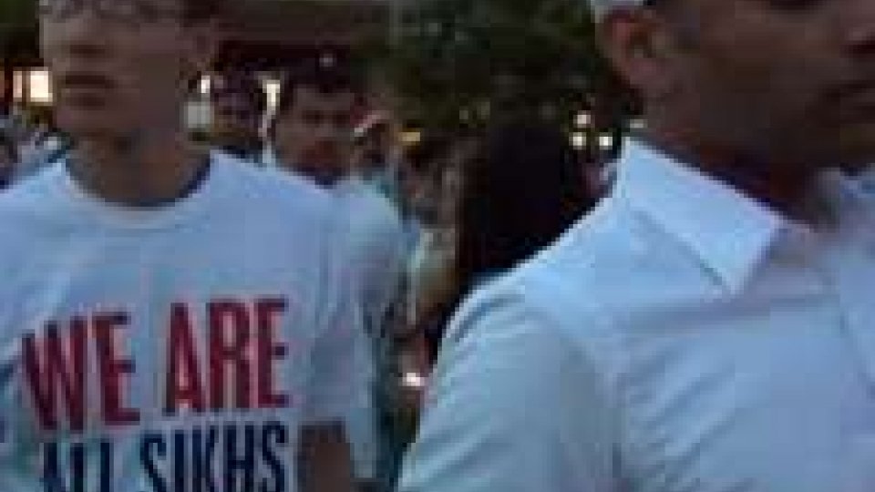 A Washington manifestazione a sostegno delle vittime della strage nel tempio Sikh