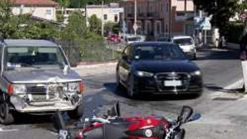 Scontro FiorentinoFiorentino: lo scontro tra auto e moto
