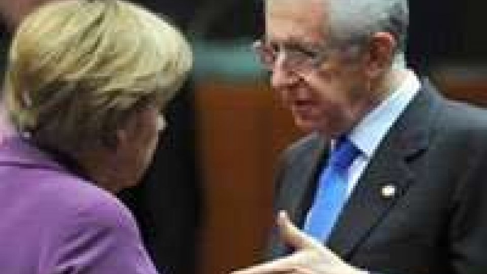 Monti - Merkel: insieme per proteggere l'Eurozona