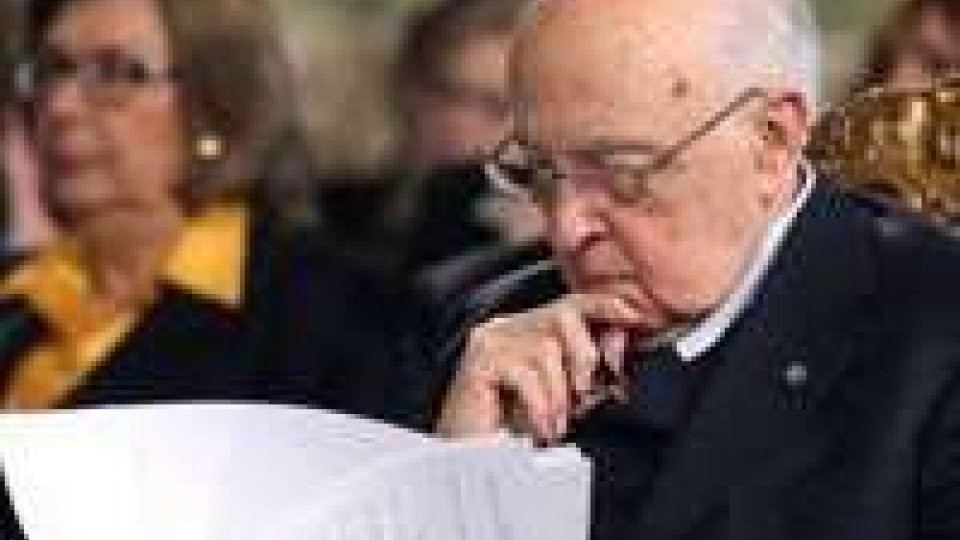 Napolitano: “auguro elezione dei presidenti delle Camere condivisa”