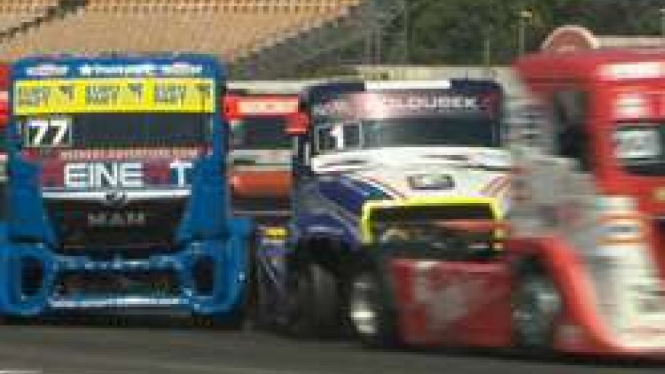 Quattro gare con 21 camionMisano Grand Prix Truck, vince Hahn