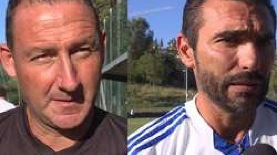 Filippo Medri e Pierangelo ManzaroliAmichevole San Marino-Nazionale: soddisfatti i tecnici