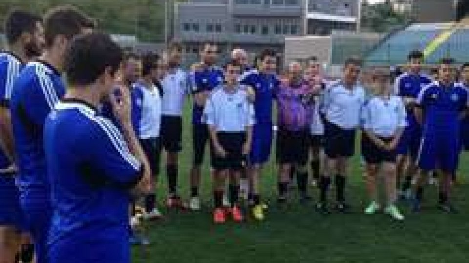 Estonia-San Marino: gli Special Olympics fanno visita alla NazionaleEstonia-San Marino: gli Special Olympics fanno visita alla Nazionale