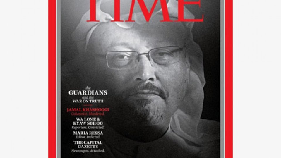 Jamal Khasoggi nella copertinaTime: Khasoggi e i giornalisti in pericolo nominati "Persone dell'anno 2018"