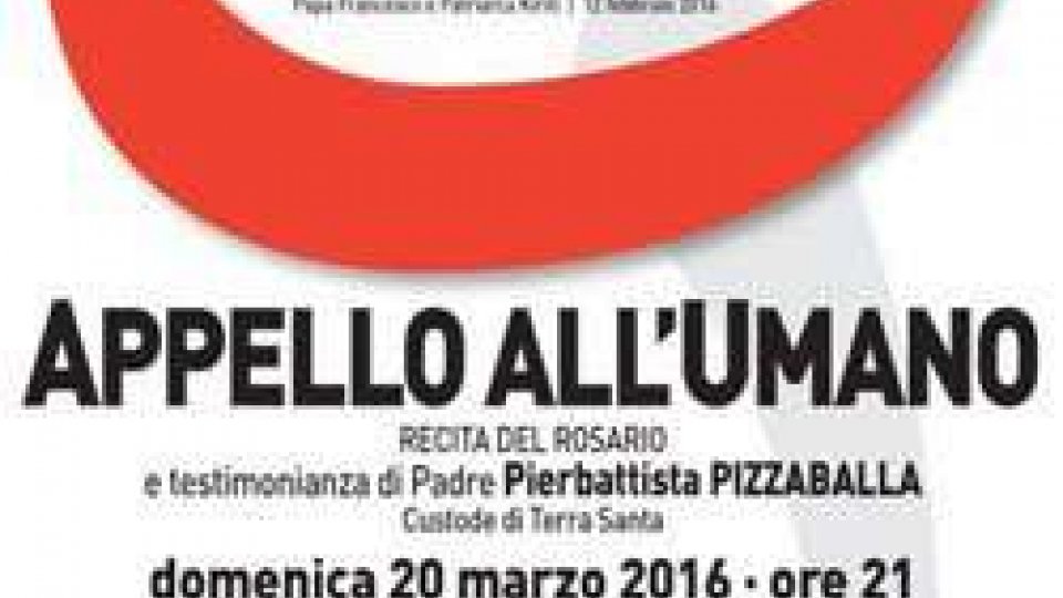 domani sera Padre Pizzaballa a Rimini