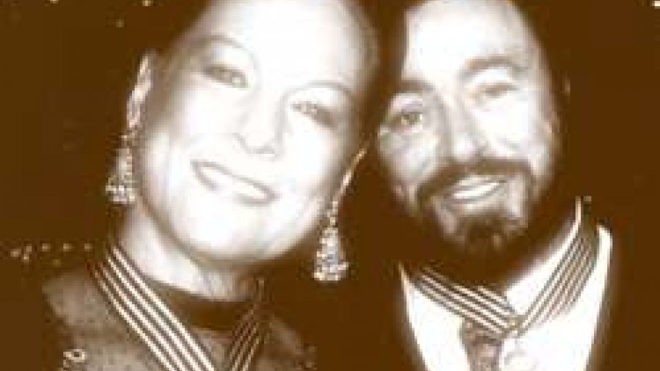 Renata Tebaldi e Luciano PavarottiSettimo TEBALDI quest'anno al KURSAAL