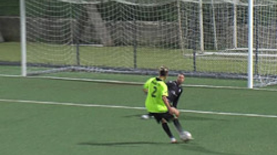 Il gol di Nicolò MariottiIl Pennarossa batte il Murata e mantiene il primato in classifica 