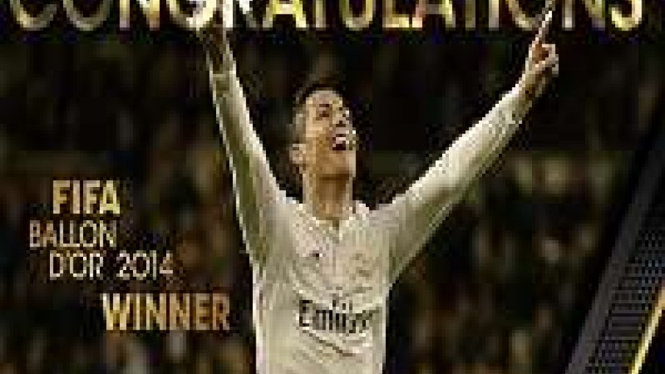Pallone d'Oro: vince Cristiano Ronaldo