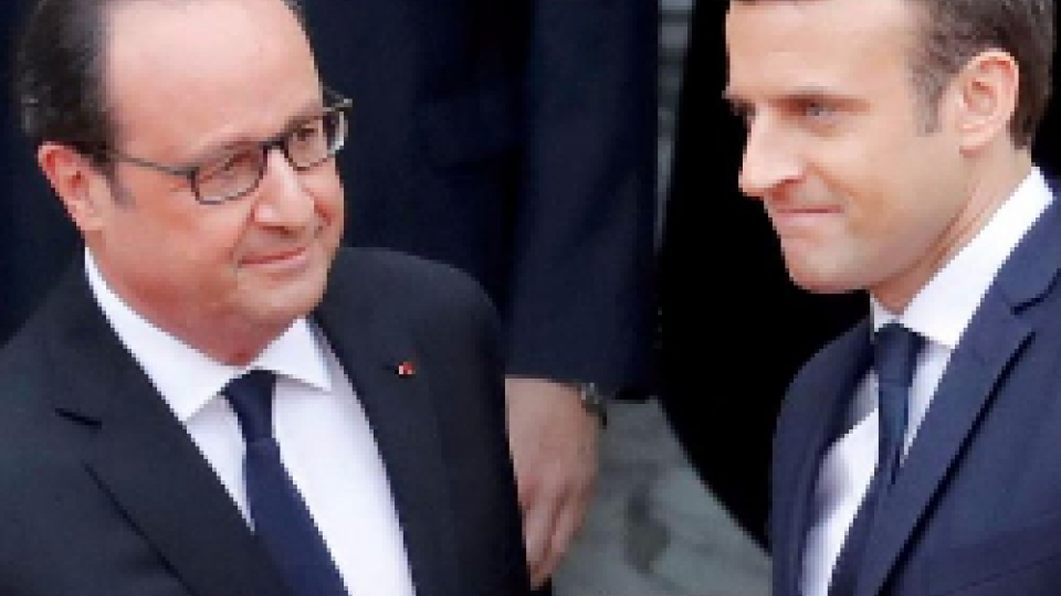 Hollande e Macron