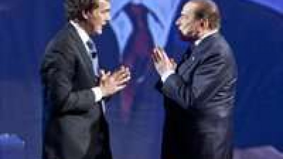 Berlusconi attacca Monti e litiga con Giletti in tv