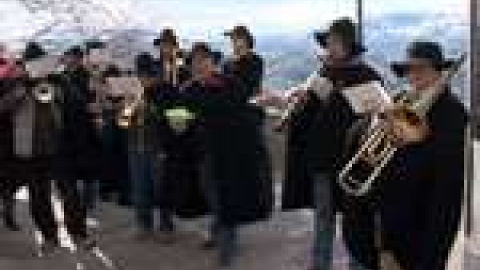 San Marino - I "Pasquellari" della Banda militare annunciado la venuta del Messia