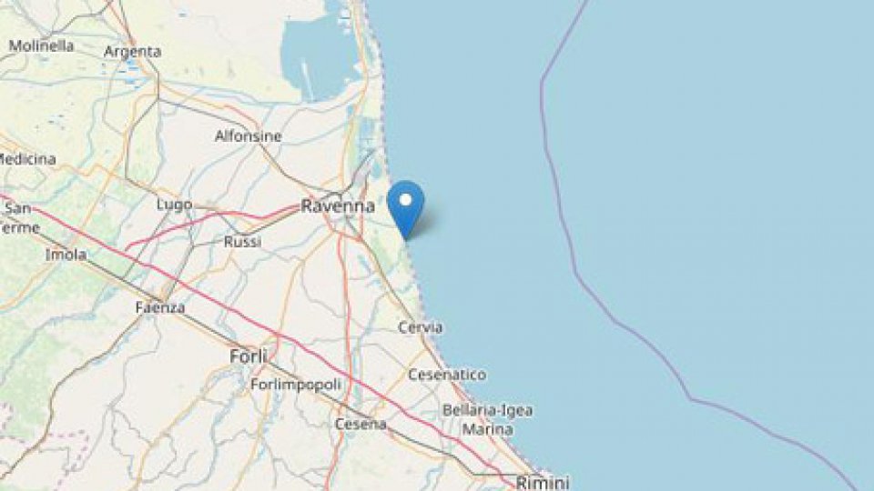 Cartina terremoto @Ingv