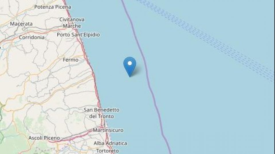 Terremoto: nuove scosse al largo della costa marchigiana