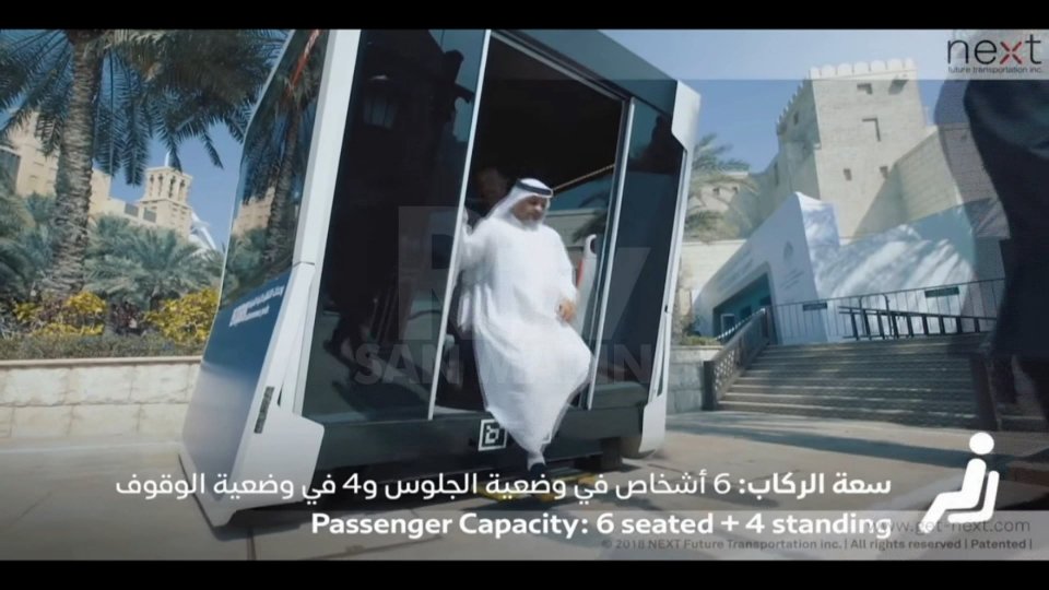 Dall'Italia il taxi-bus che rivoluziona i trasporti di Dubai