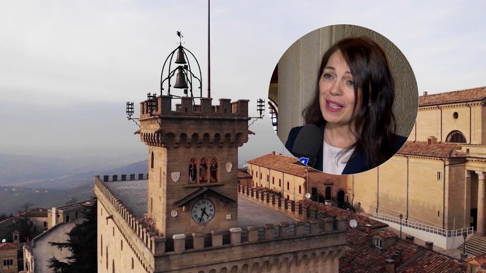 Nel tondino, Eva Guidi (Segretario di Stato Finanze e Bilancio)Liquidità, nel video l'intervista al Segretario Eva Guidi