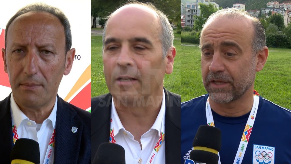 Gian Primo Giardi - Eros Bologna - Giuliano TomassiniMontenegro 2019, Gian Primo Giardi: "L'oro della 4x100 è stata una graditissima sorpresa"