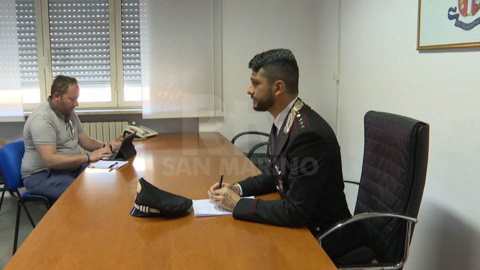Intervista a Marco Califano, comandante carabinieri RiccioneIntervista a Marco Califano, comandante carabinieri Riccione