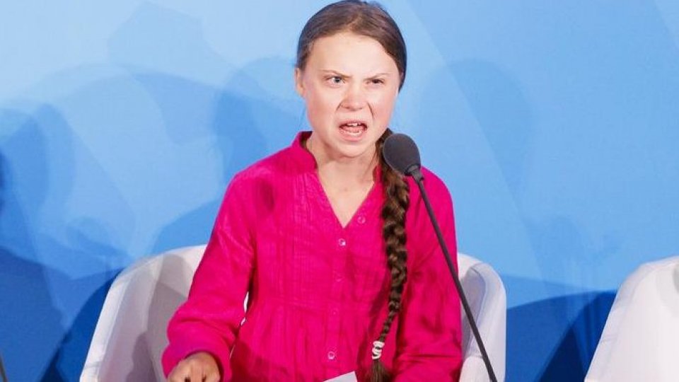 Greta Thunberg al vertice ONU (Ansa)