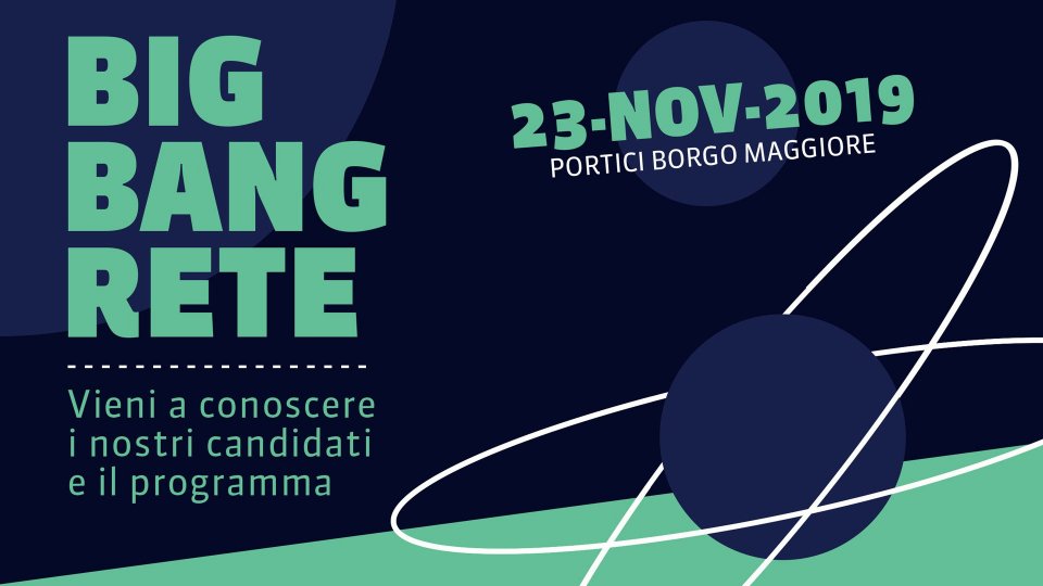 Big bang RETE, la presentazione dei candidati e del programma