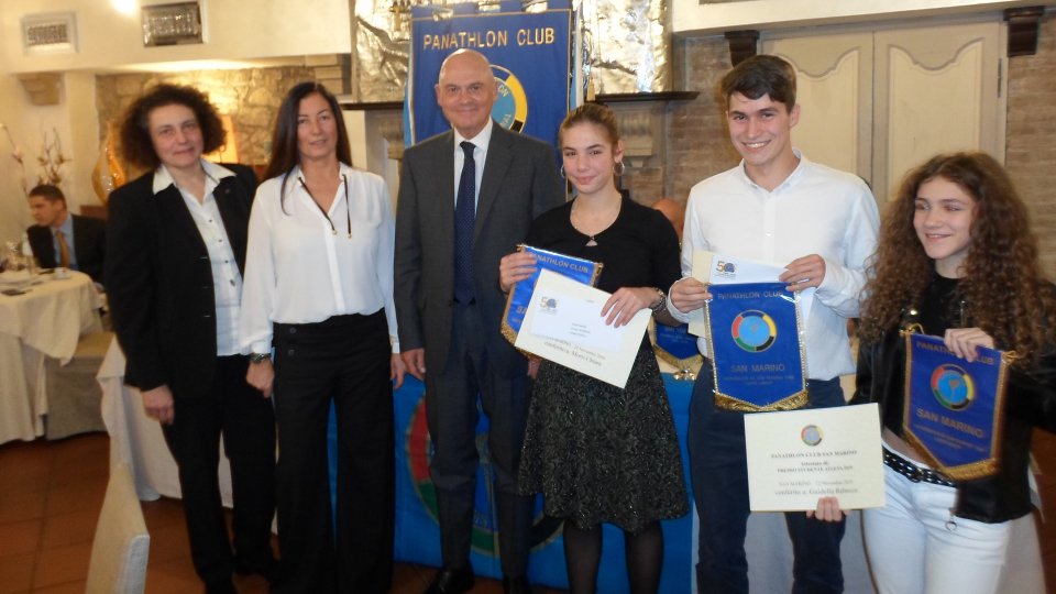 Panathlon Club assegna premi 'studente - atleta'