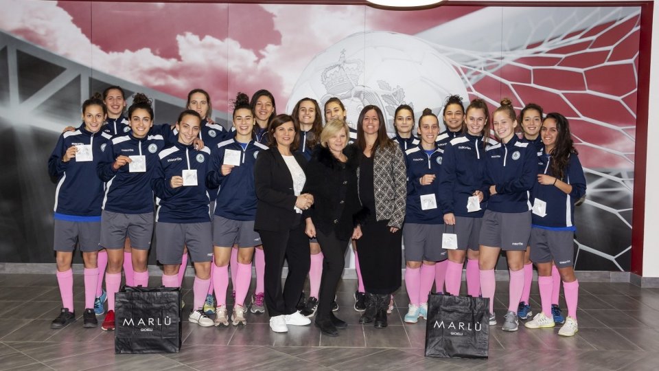 Calcio femminile, Marlù Gioielli scende in campo con San Marino Academy