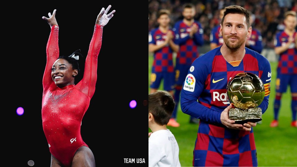 Simone Biles e Leo Messi sono gli atleti del 2019. Liverpool la miglior squadra