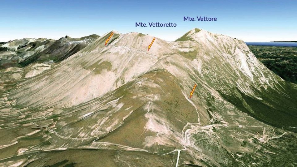 Infortunio sul Monte Vettore per un 55enne di San Marino. Recuperato con l'elicottero