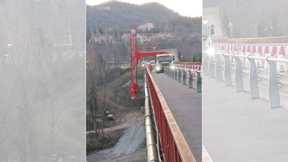 Ponte Verucchio: due giorni di chiusura totale per sollevare la campata