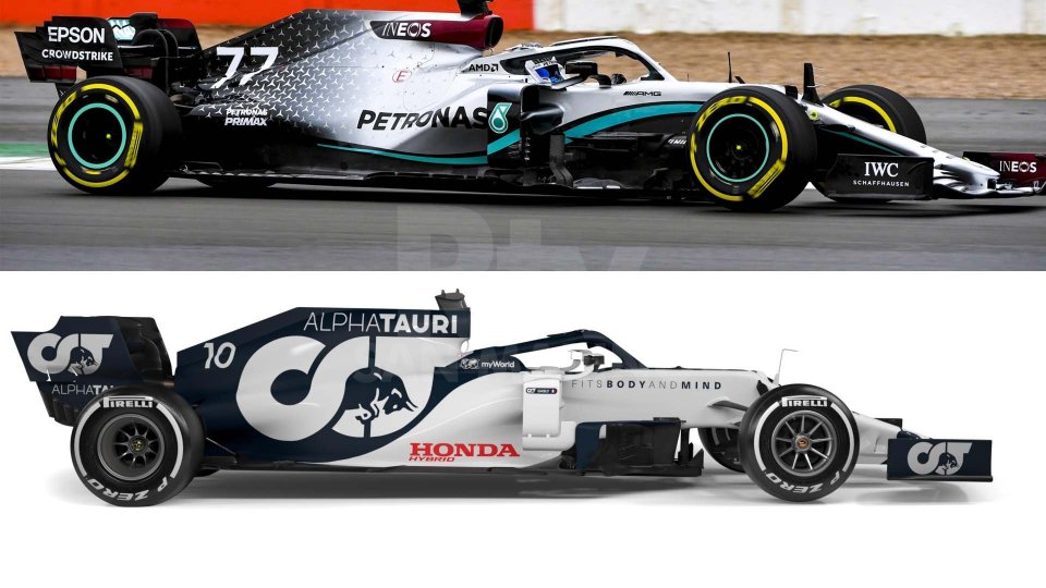 F1: presentate le nuove Mercedes e AlphaTauri