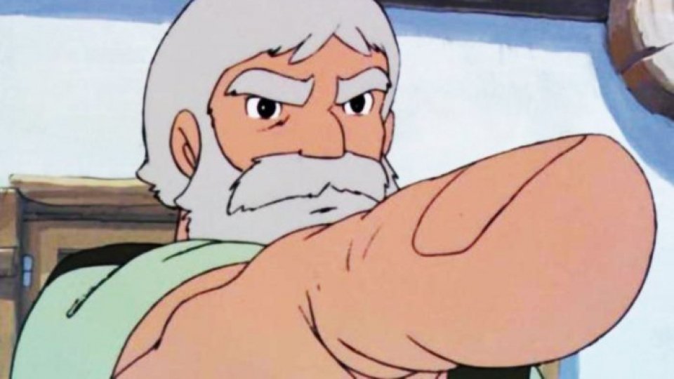 Il nonno di Heidi nella serie animata