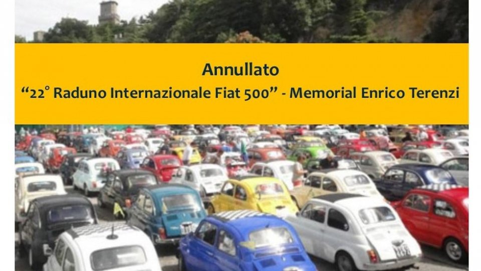 Annullato il “22° Raduno Internazionale Fiat 500”