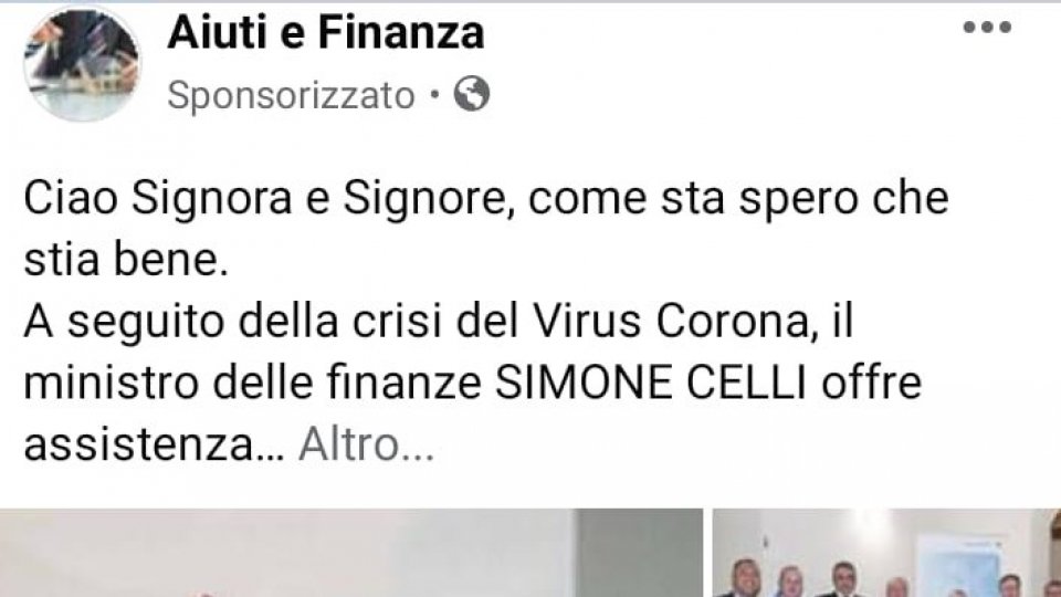 Simone Celli: "Gira profilo falso su Fb che mi coinvolge illegalmente", l'ex Segretario di Stato presenta denuncia
