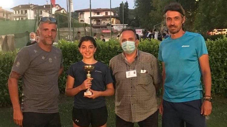 Riparte alla grande la stagione di Sveva Azzurra Pansica:  la 13enne conquista il torneo di 3ª categoria di Fermignano