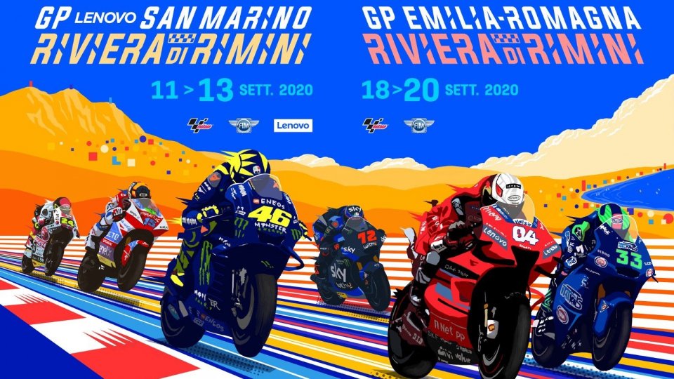 MotoGP: ecco il poster per le gare di Misano