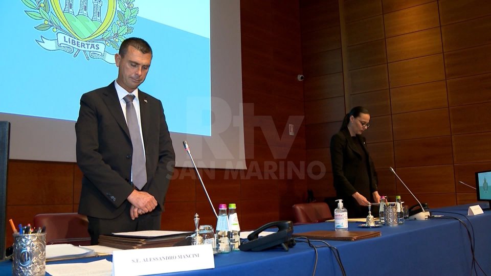 I Capitani Reggenti Alessandro Mancini e Grazia Zafferani