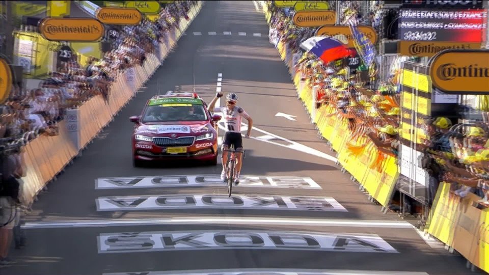 Tour de France, Søren Kragh Andersen ha vinto la diciannovesima Tappa del Tour de France. Roglic resta in giallo