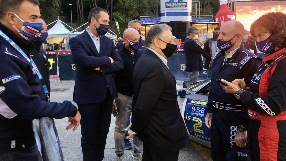 Segreteria Sport e Lavoro: Il Presidente della FIA Jean Todt in visita al RallyLegend
