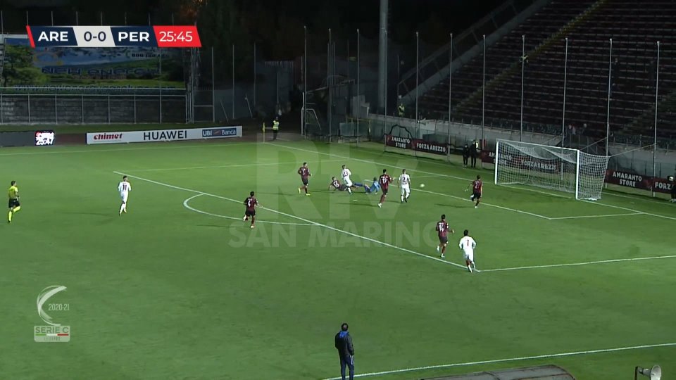 Arezzo-Perugia 0-1