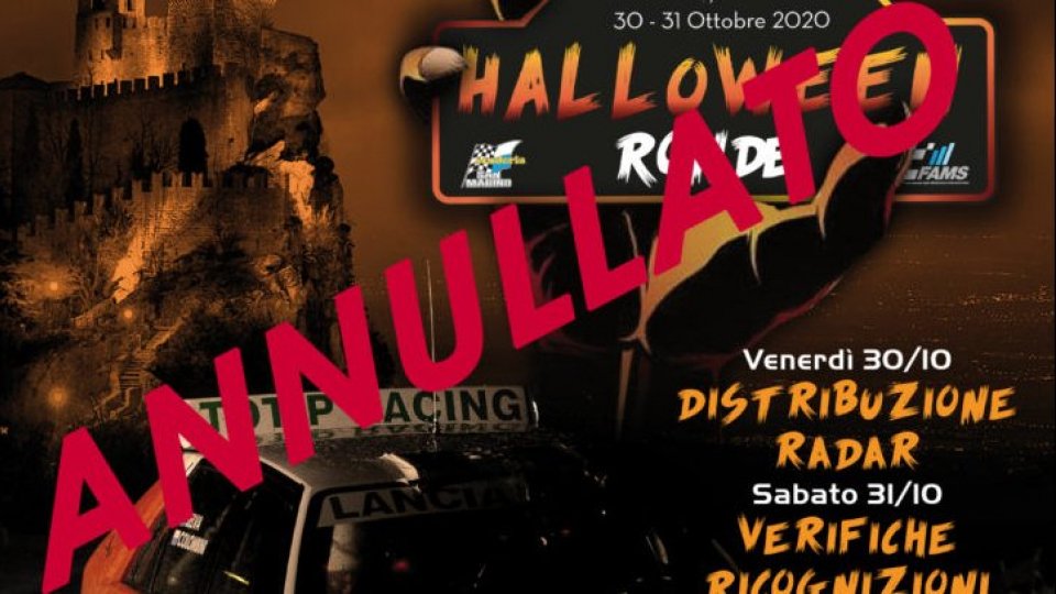 Rally: annullato il 1° Halloween Ronde