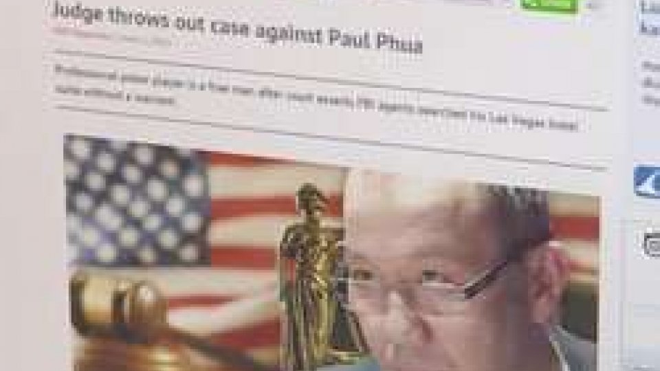 il sito che riporta la notiziaPaul Phua scagionato negli Stati Uniti, ora è un uomo libero