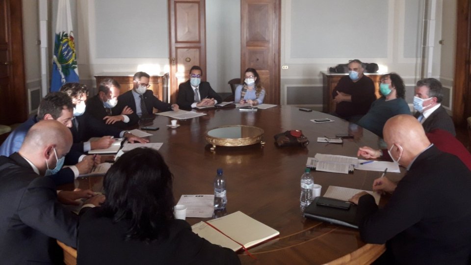 L'incontro del 6 novembre scorso tra CSU e Governo a Palazzo Begni