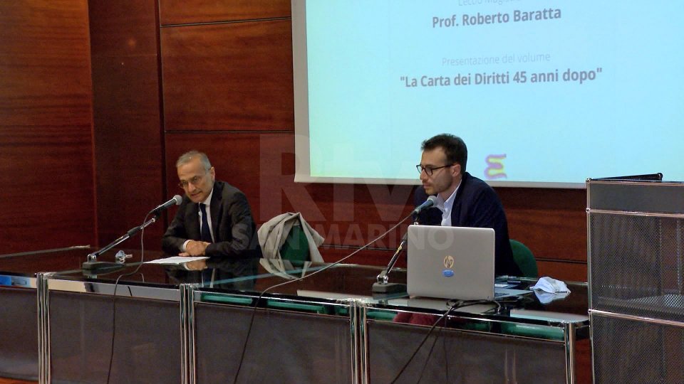 Il negoziato per l'accordo di associazione di San Marino all'Ue al centro della Lectio Magistralis del professor Baratta